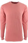Next Level Inspired Dye Long Sleeve Pocket Crew In Multi