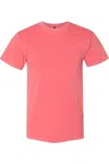 Next Level Inspired Dye Short Sleeve Crew In Pink