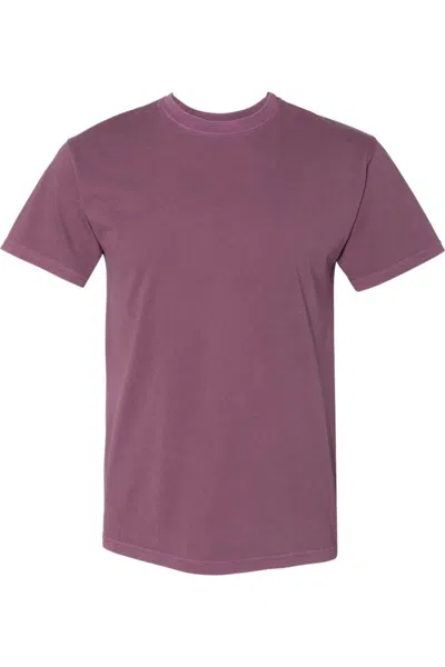 Next Level Inspired Dye Short Sleeve Crew In Purple