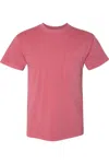 Next Level Inspired Dye Short Sleeve Pocket Crew In Multi
