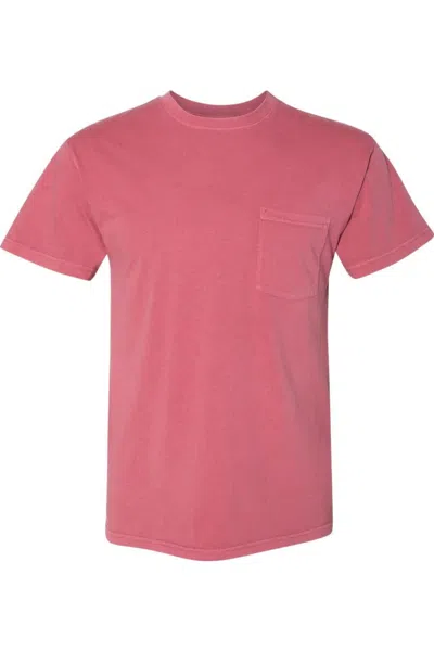 Next Level Inspired Dye Short Sleeve Pocket Crew In Multi
