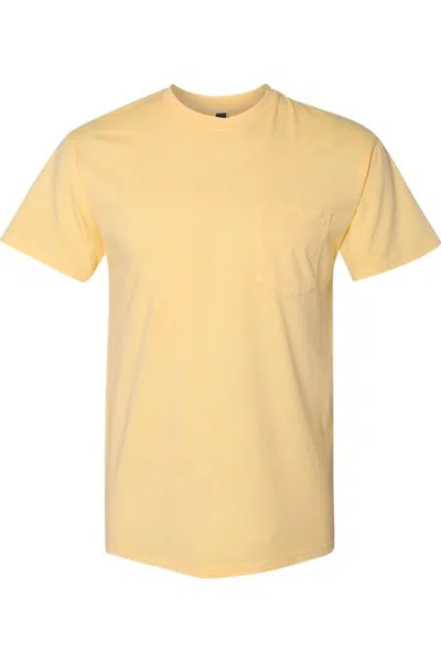 Next Level Inspired Dye Short Sleeve Pocket Crew In Multi