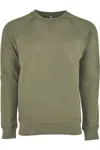 Next Level Laguna Raglan Crewneck Sweatshirt In Green