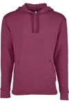 Next Level Malibu Welt Pocket Hoodie In Brown