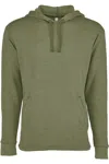 Next Level Malibu Welt Pocket Hoodie In Green