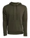 Next Level Laguna Sueded Hoodie In Green