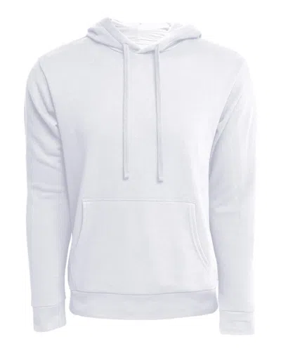 Next Level Men's Laguna Sueded Hoodie In White