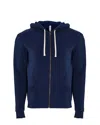 Next Level Santa Barbara Full-zip Hoodie In Blue