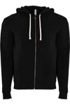 Next Level Santa Barbara Full-zip Hoodie In Black
