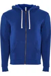 Next Level Santa Barbara Full-zip Hoodie In Blue