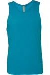 Next Level Unisex Cotton Muscle Tank In Blue