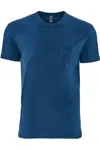 Next Level Unisex Cotton Pocket T-shirt In Multi