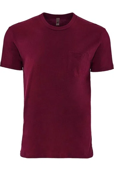 Next Level Unisex Cotton Pocket T-shirt In Multi