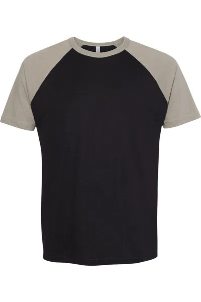 Next Level Unisex Cotton Raglan T-shirt In Multi
