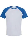 Next Level Unisex Cotton Raglan T-shirt In Multi