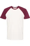 Next Level Unisex Cotton Raglan T-shirt In Multi