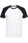Next Level Unisex Cotton Raglan T-shirt In White