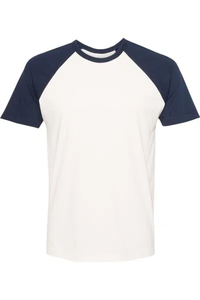 Next Level Unisex Cotton Raglan T-shirt In White