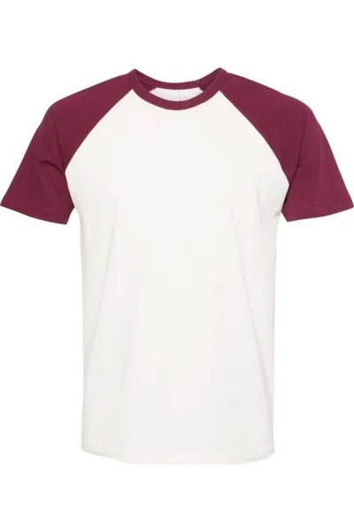Next Level Unisex Cotton Raglan T-shirt In White