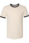Next Level Unisex Cotton Ringer T-shirt In Multi