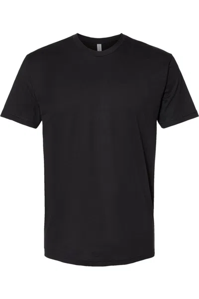 Next Level Unisex Cotton T-shirt In Black