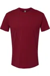 Next Level Unisex Cotton T-shirt In Red