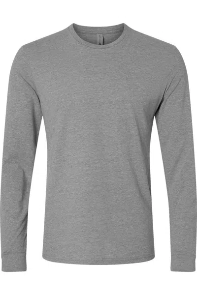 Next Level Unisex Cvc Long Sleeve T-shirt In Grey