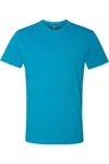 Next Level Unisex Cotton T-shirt In Blue