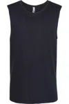 Next Level Unisex Lightweight Cotton/poly Muscle Tank In Black