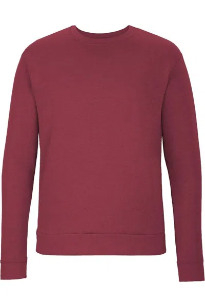 Next Level Unisex Malibu Crewneck Sweatshirt In Burgundy