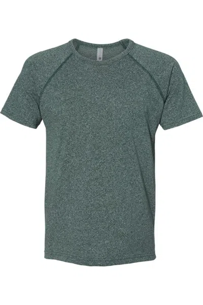 Next Level Unisex Mock Twist Raglan T-shirt In Green