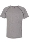 Next Level Unisex Mock Twist Raglan T-shirt In Grey