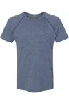 Next Level Unisex Mock Twist Raglan T-shirt In Multi