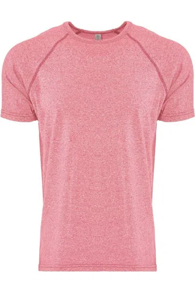 Next Level Unisex Mock Twist Raglan T-shirt In Pink