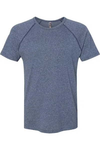 Next Level Unisex Mock Twist Raglan T-shirt In Blue