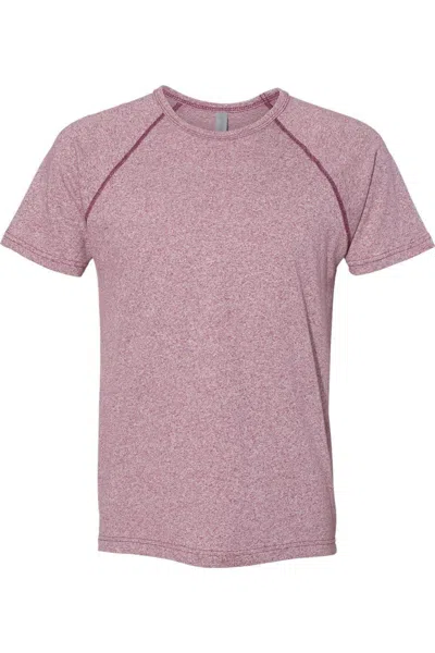 Next Level Unisex Mock Twist Raglan T-shirt In Gray
