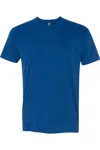 Next Level Unisex Sueded T-shirt In Blue