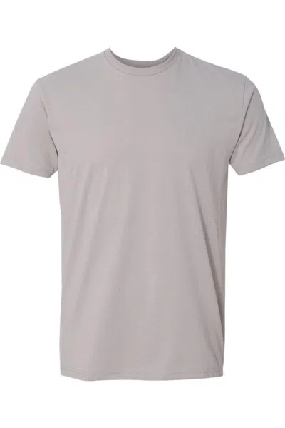 Next Level Unisex Sueded T-shirt In Grey
