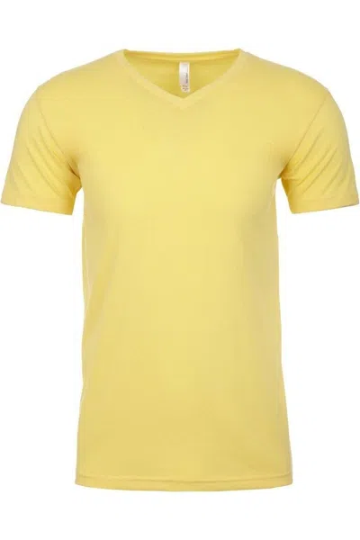 Next Level Unisex Sueded V-neck T-shirt In Multi