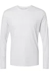 Next Level Unisex Triblend Long Sleeve T-shirt In White
