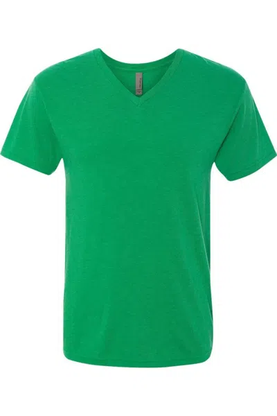 Next Level Unisex Triblend V-neck T-shirt In Multi