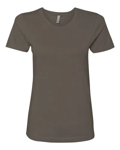 Next Level Women's Cotton T-shirt In Grey