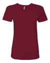 Next Level Women's Cotton T-shirt In Red