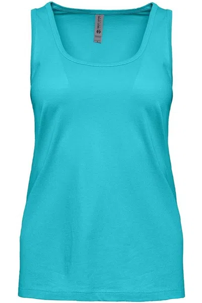 Next Level Women's Cotton Tank In Blue