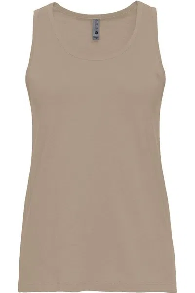 Next Level Women's Cotton Tank In Brown