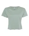Next Level Women's Festival Crop Top In Green