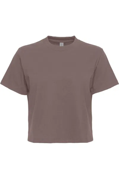 Next Level Women's Heavyweight Boxy T-shirt In Brown