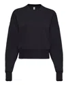 Next Level Women's Heavyweight Crewneck Sweatshirt In Black