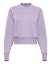 Next Level Women's Heavyweight Crewneck Sweatshirt In Purple