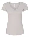 Next Level Women´s Ideal V-neck T-shirt In Silver